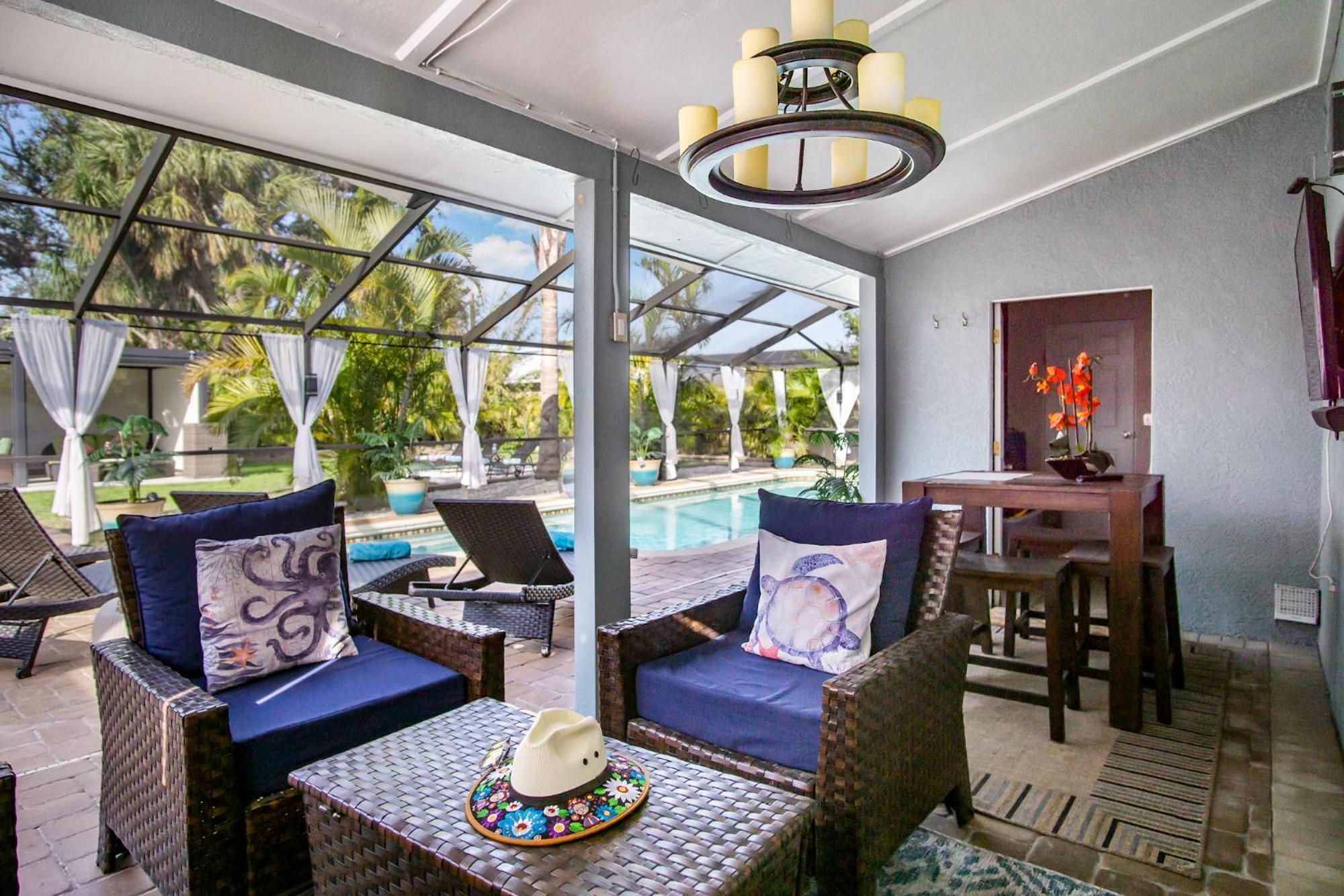 Luxury Zen Den With Heated Pool Just Off Siesta Key Appartement Sarasota Buitenkant foto